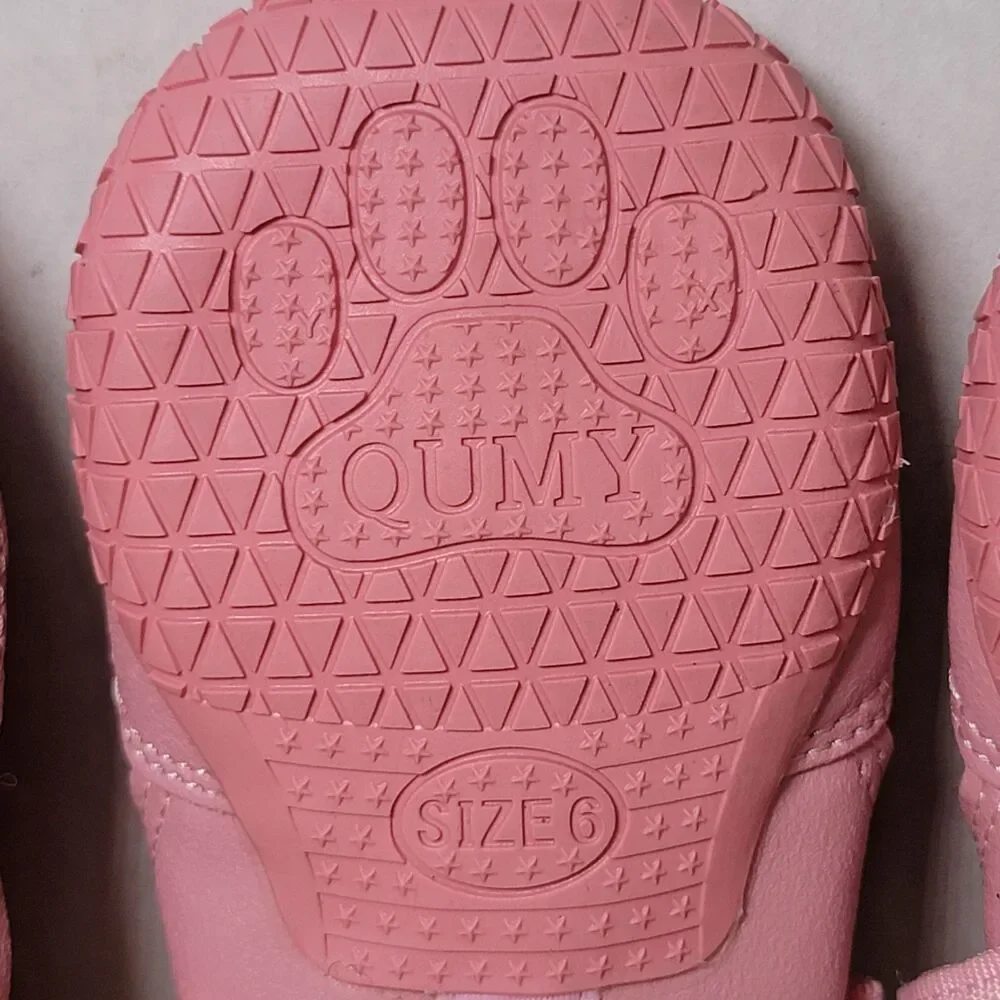 Qumy Pet Pink Performance Dog Shoes - Size 6